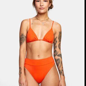 RVCA - Solid High Rise Cheeky Bottom